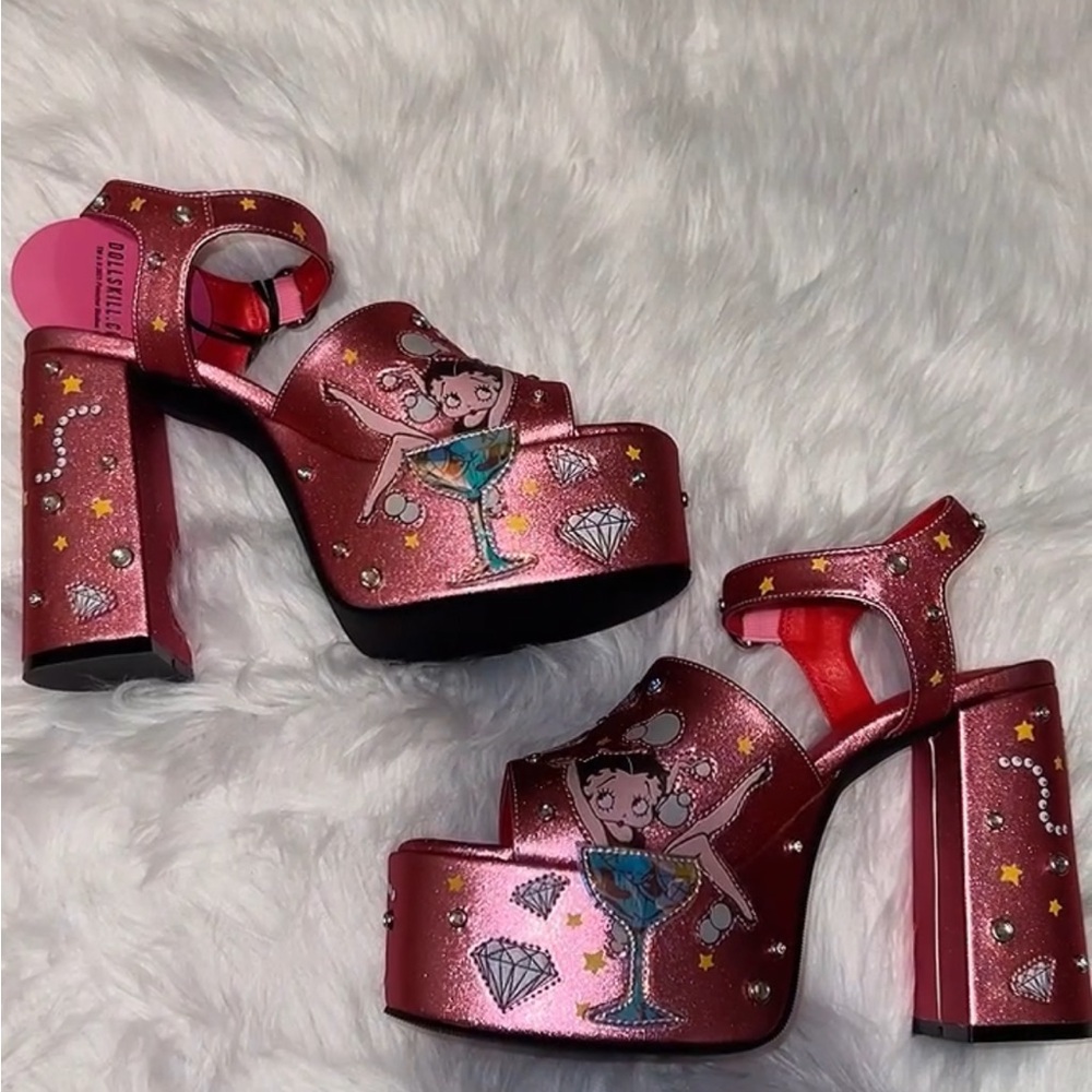 Dolls Kill Betty Boop Platform Sandals / Heels